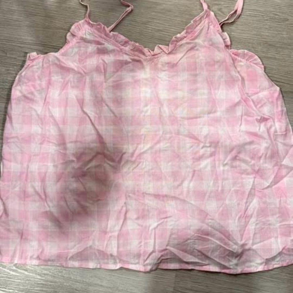 Target Pink Plaid Women's Camisole
